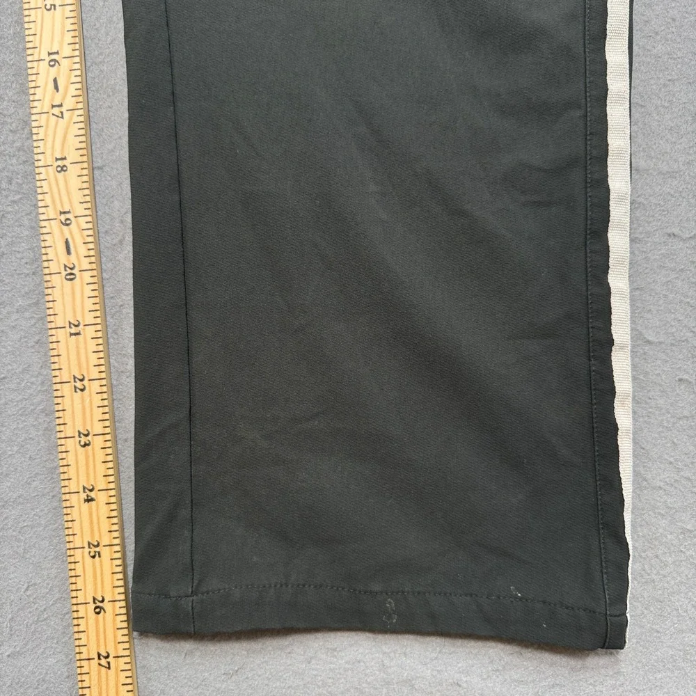 Adidas Track Pants Men's XL Black White 3-Stripe Straight Leg Athletic Training - Picture 4 of 8